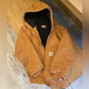 Boys 10-12 Carhartt Brown Jacket